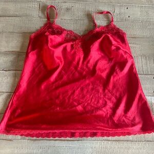 Victoria's Secret Scarlet Lace Camisole‎ size small